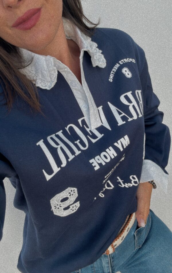 SUDADERA COLLEGE CHIC - Imagen 2