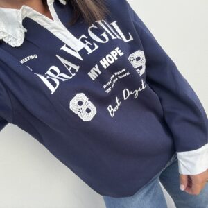 SUDADERA COLLEGE CHIC