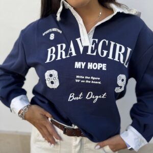 SUDADERA COLLEGE CHIC