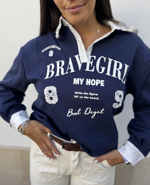 SUDADERA COLLEGE CHIC