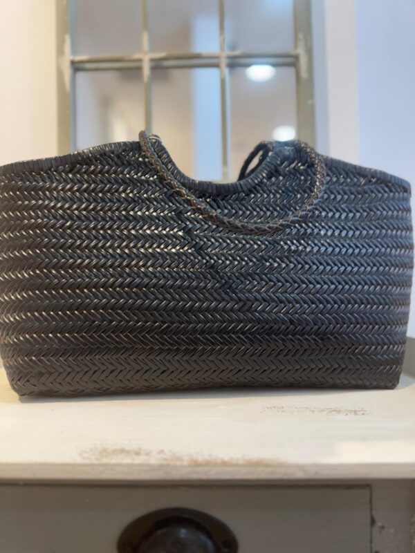 BOLSO TRENZADO PIEL (mediano) - Imagen 4