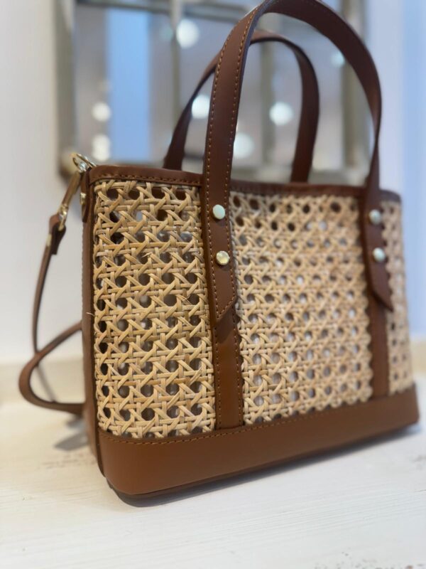 BOLSO PIEL MIMBRE - Imagen 2