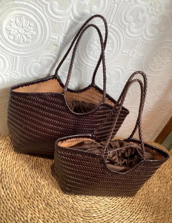 BOLSO TRENZADO PIEL (grande) - Imagen 2