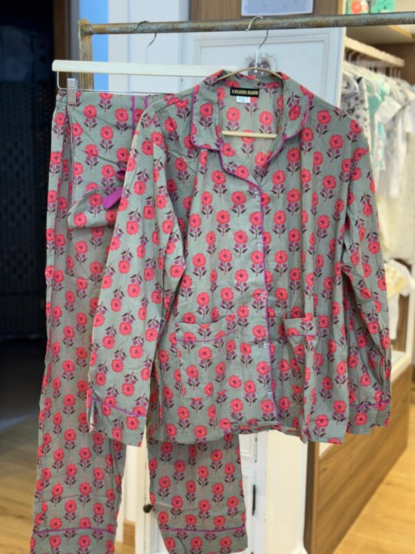 Pijama Largo de Algodón CALA – Hecho a Mano en la India