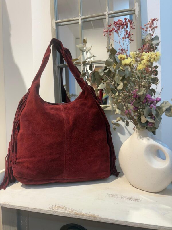 Bolso Savage Bordeaux