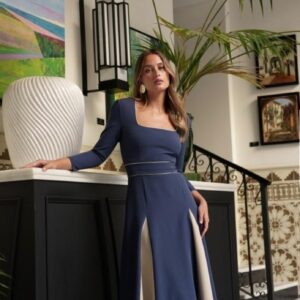 Vestido Marina & Marfil