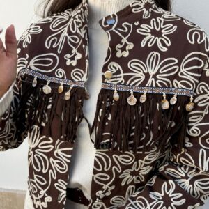 Chaqueta Boho Cacao