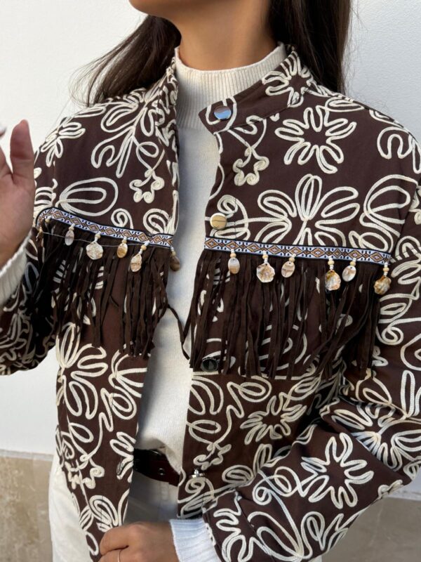 Chaqueta Boho Cacao