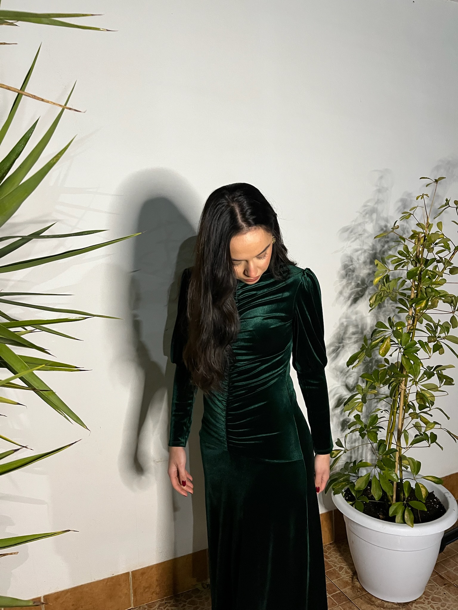 VESTIDO VELVET NEGRO - Imagen 3