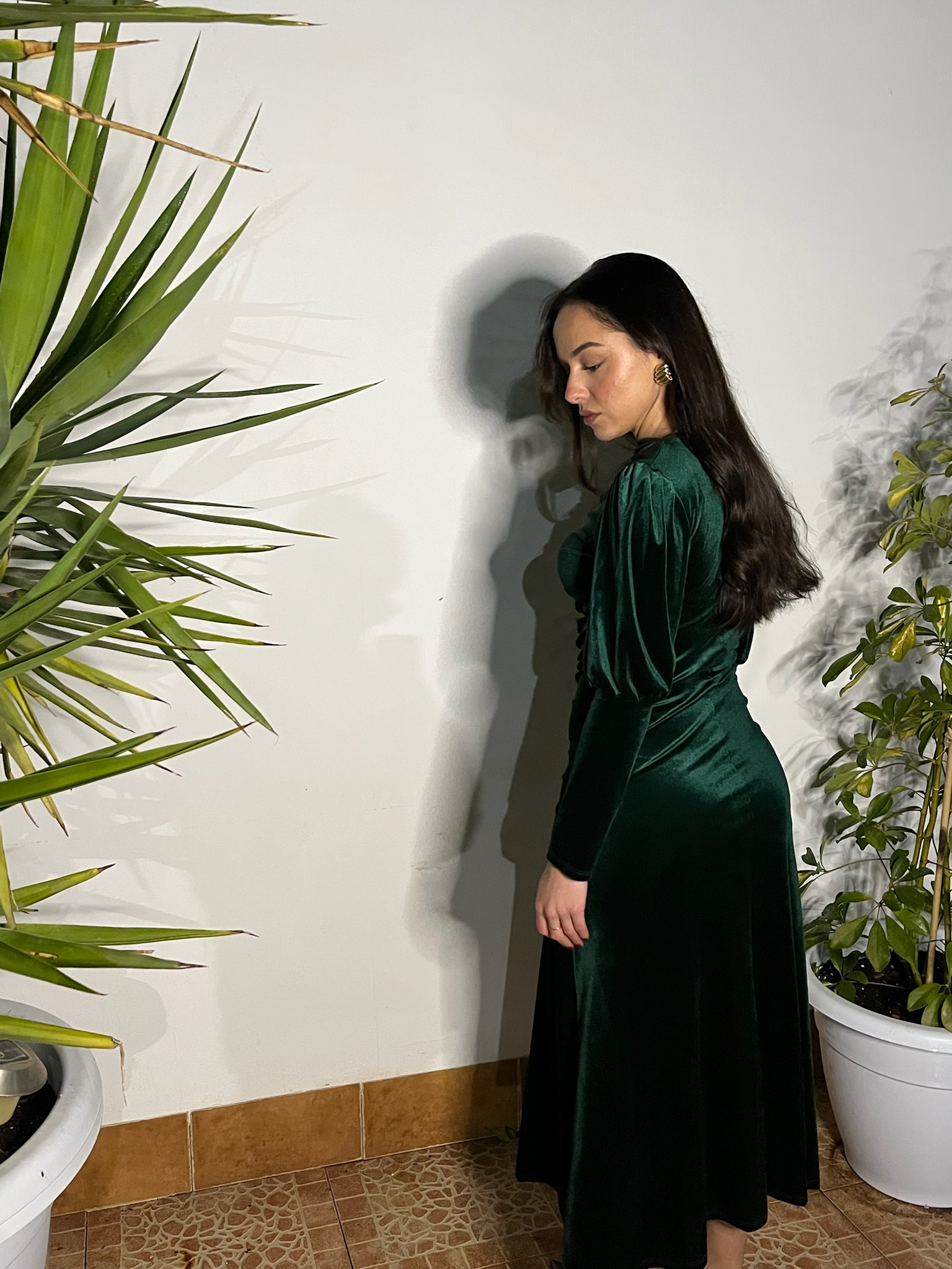 VESTIDO VELVET NEGRO - Imagen 4