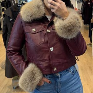 CHAQUETA AURORA BURDEOS