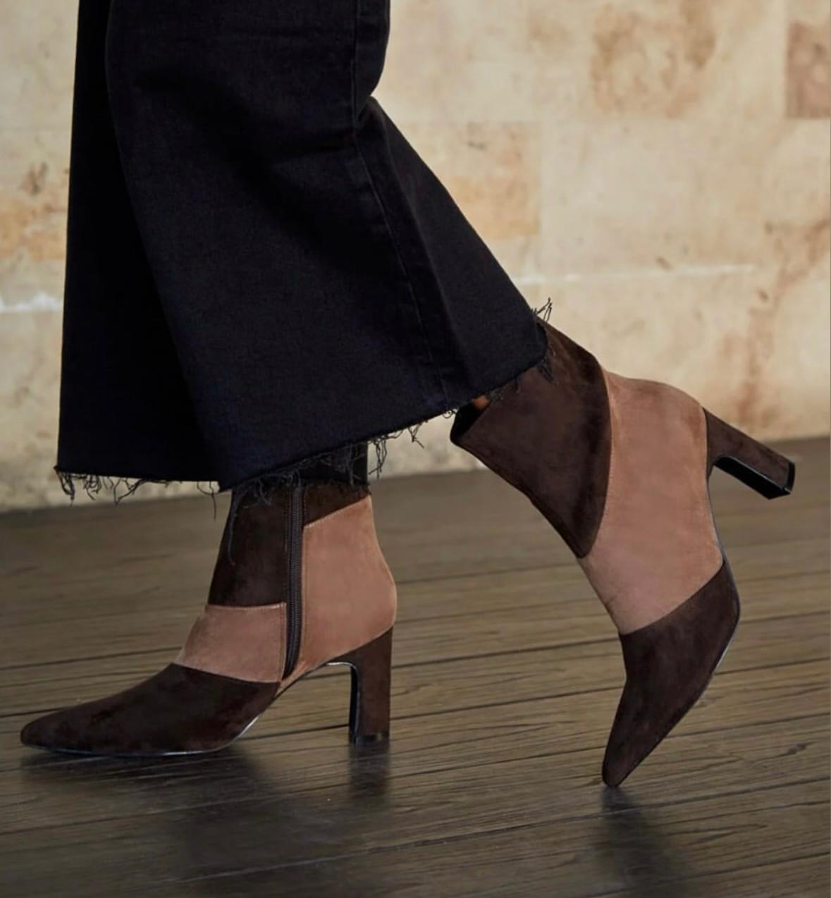 BOTÍN COMBINADO MARRÓN