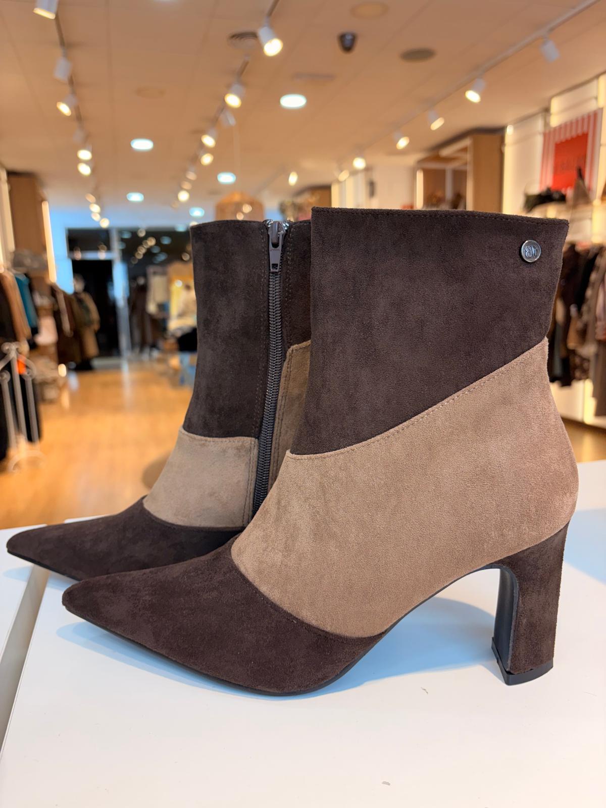 BOTÍN COMBINADO MARRÓN - Imagen 2