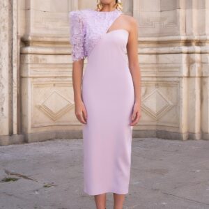 VESTIDO LILA FLORA ANNA MOON